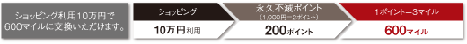 永久不滅ポイント マイル交換